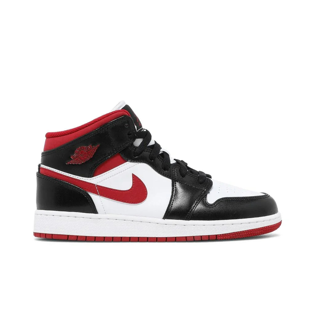 Air Jordan 1 Mid Gym Red Black White dětské tenisky