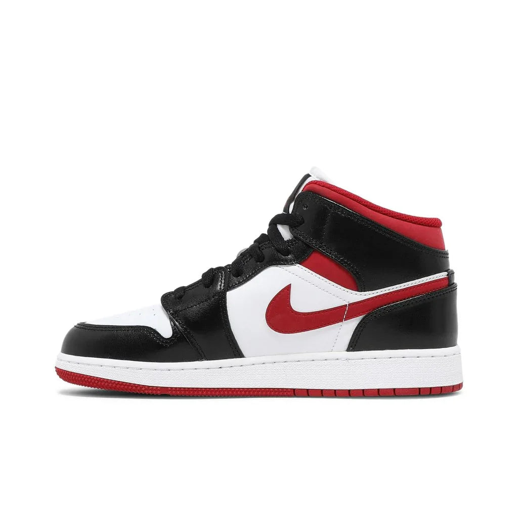 Air Jordan 1 Mid Gym Red Black White dětské tenisky