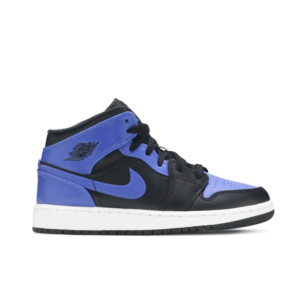 Air Jordan 1 Mid Hyper Royal dětské tenisky