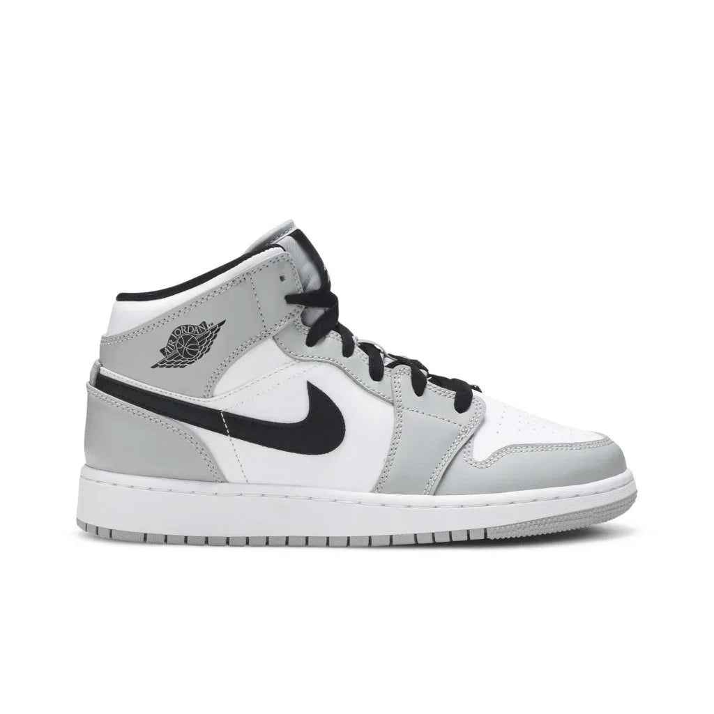 Air Jordan 1 Mid Light Smoke Grey dětské tenisky