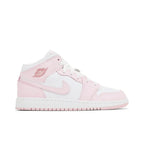 Air Jordan 1 Mid Pink Foam Fire Red dětské tenisky