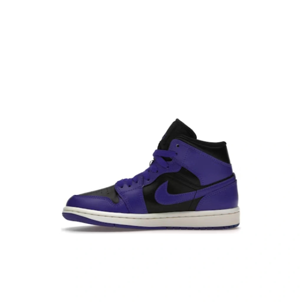 Air Jordan 1 Mid Purple Black (W) - Air Jordan 1 Mid