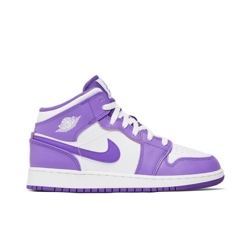 Air Jordan 1 Mid Purple Venom dětské tenisky