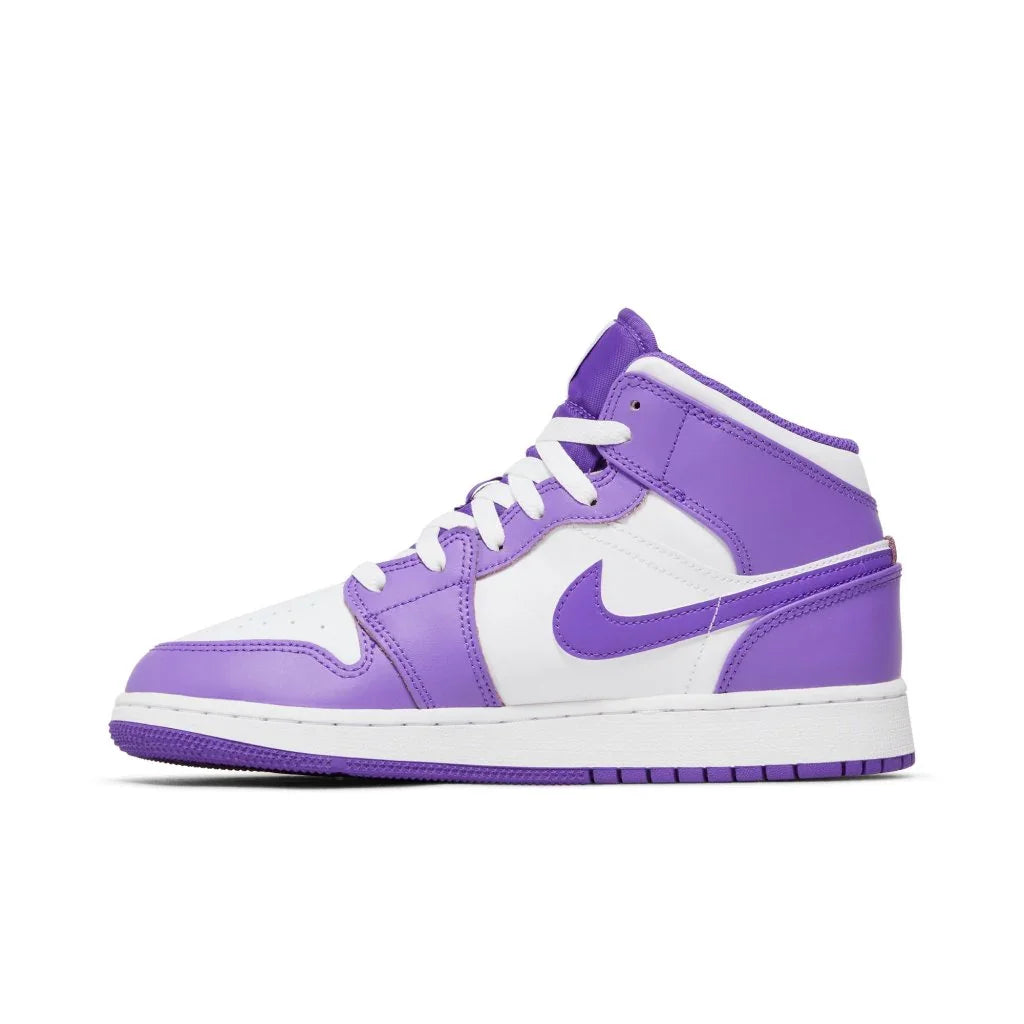 Air Jordan 1 Mid Purple Venom dětské tenisky