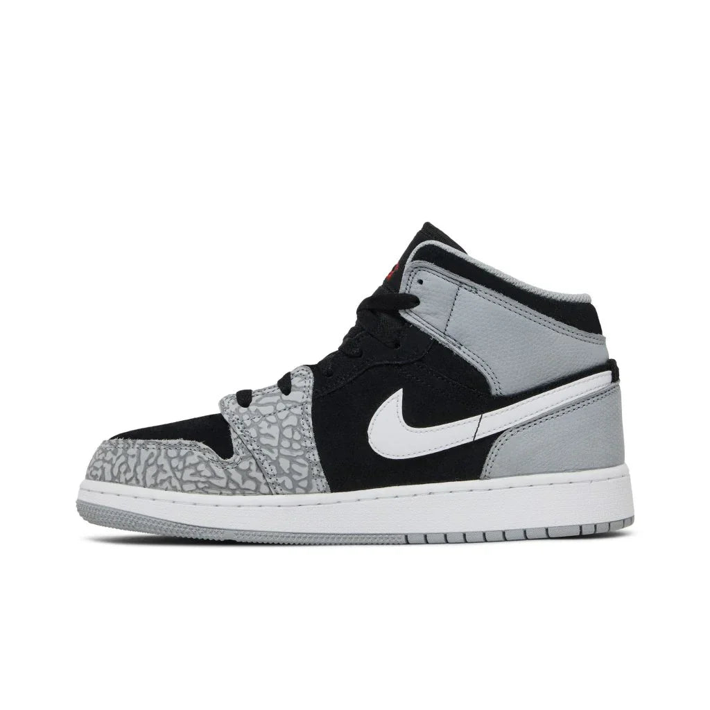 Air Jordan 1 Mid SE Elephant Print dětské tenisky