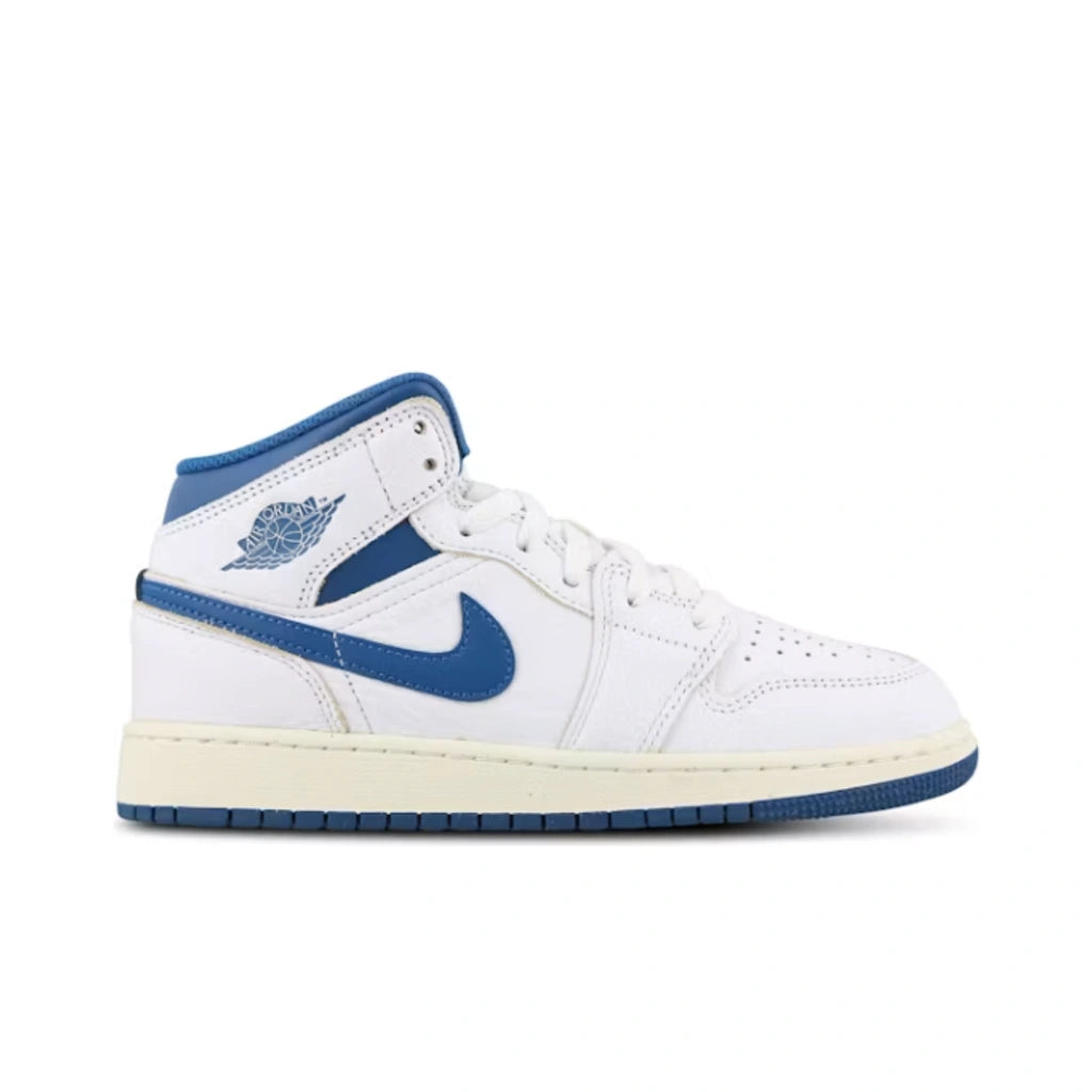 Air Jordan 1 Mid SE Industrial Blue (GS) - Air Jordan 1 Mid