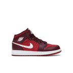 Air Jordan 1 Mid SE Red Quilt (GS) - Air Jordan 1 Mid