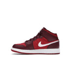 Air Jordan 1 Mid SE Red Quilt (GS) - Air Jordan 1 Mid