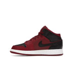 Air Jordan 1 Mid Team Red Black White (GS) - Air Jordan 1 Mid