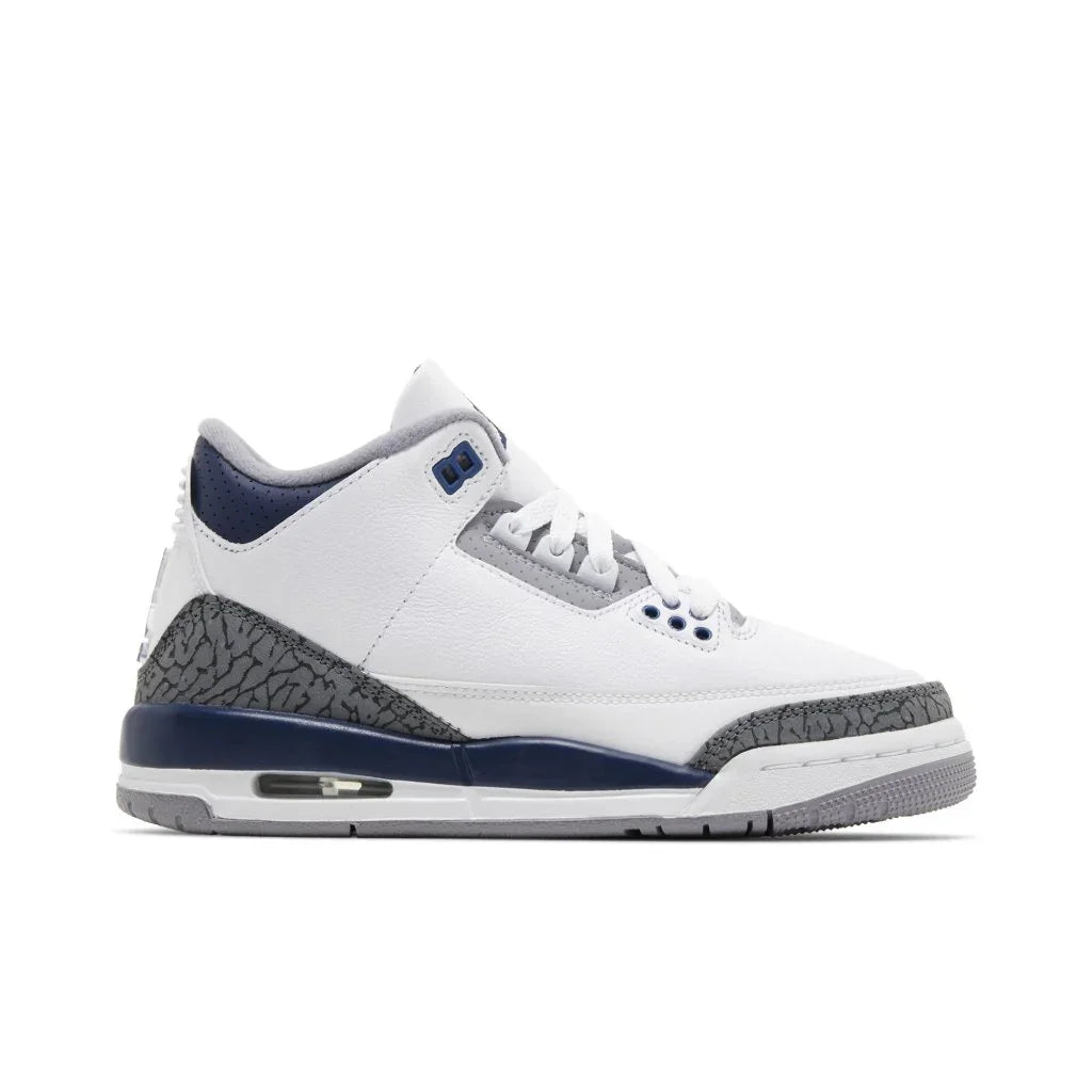 Air Jordan 3 Retro Midnight Navy dětské tenisky