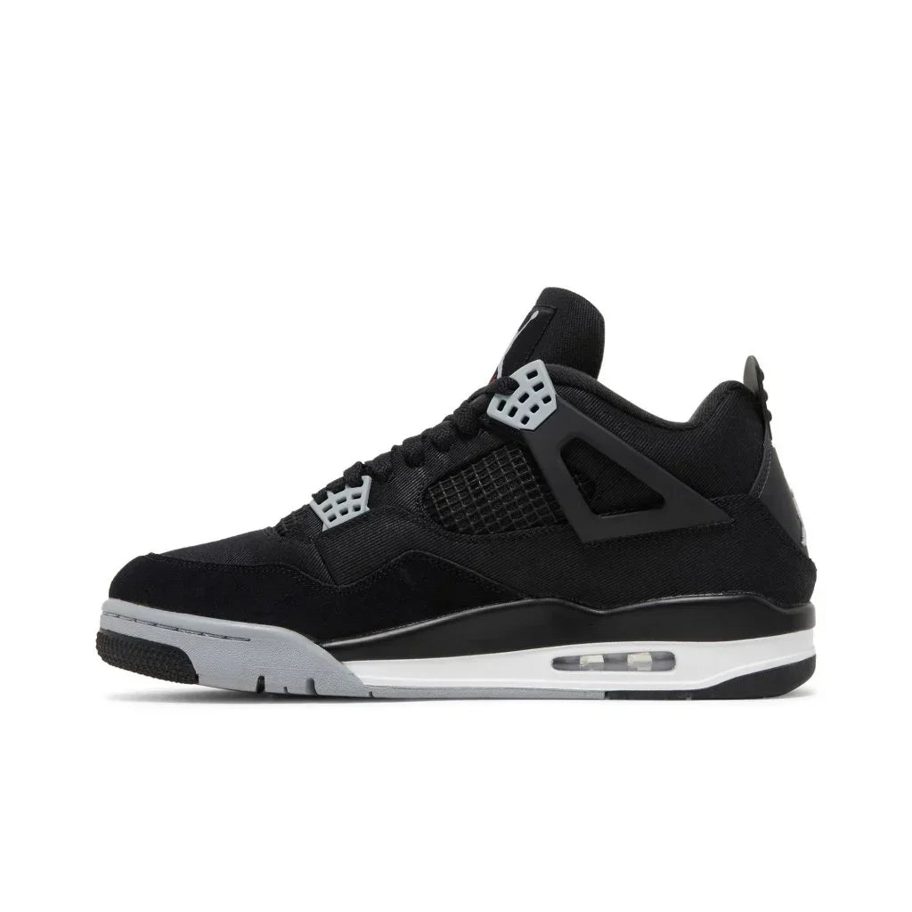 Air Jordan 4 Retro Black Canvas tenisky