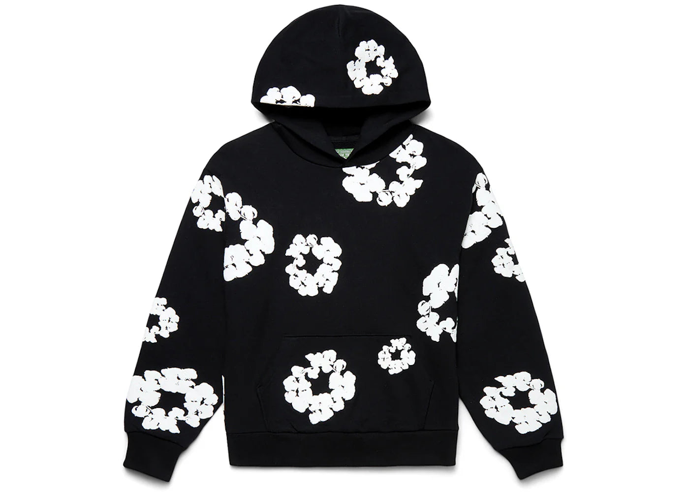 Denim Tears The Cotton Wreath Hoodie Black mikina