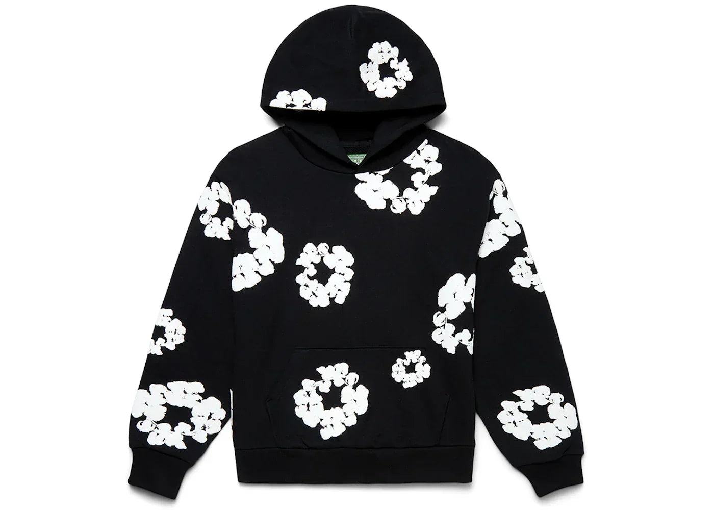 Denim Tears The Cotton Wreath Hoodie Black mikina