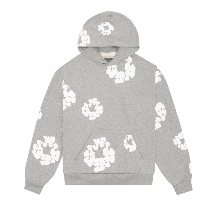 Denim Tears The Cotton Wreath Hoodie Gray mikina