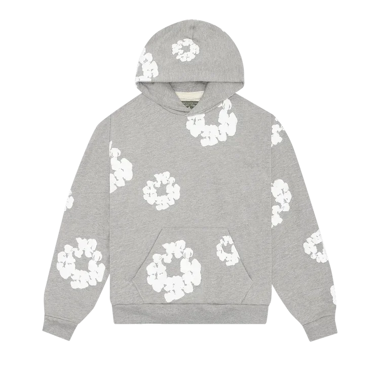 Denim Tears The Cotton Wreath Hoodie Gray mikina
