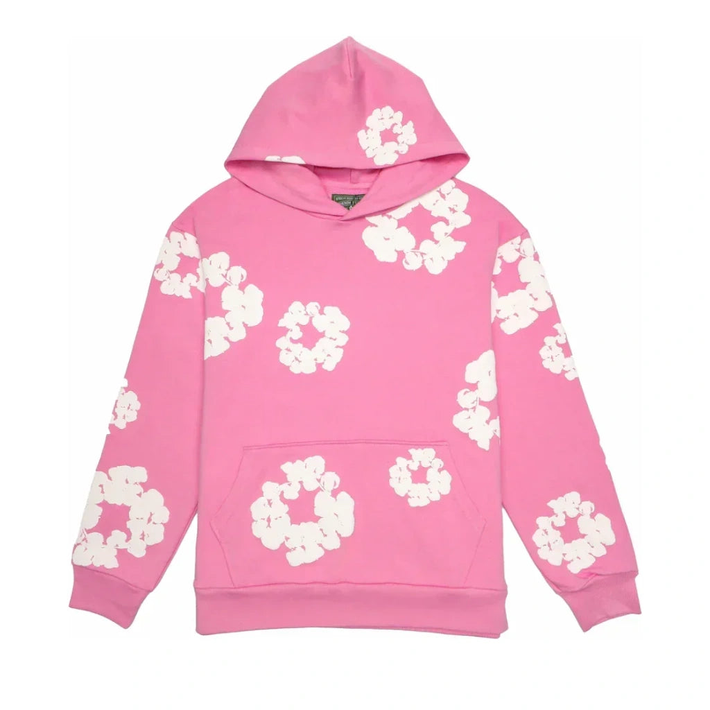 Denim Tears The Cotton Wreath Hoodie Pink