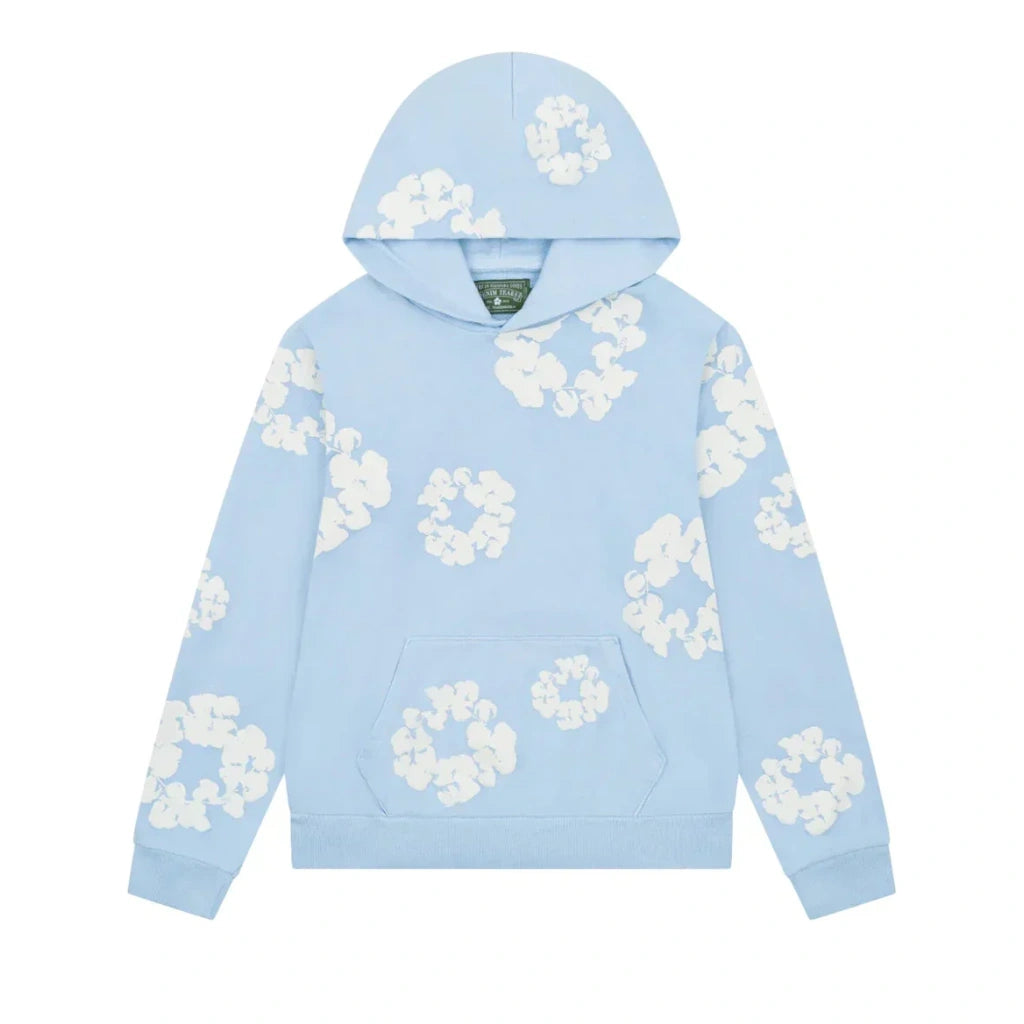 Denim Tears The Cotton Wreath Hoodie Powder Blue