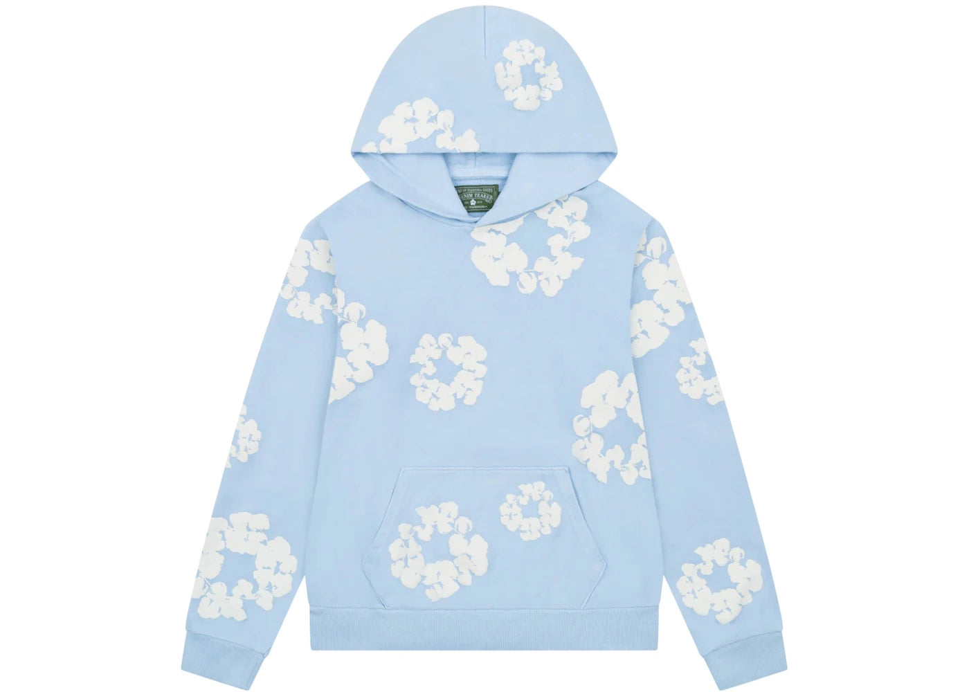 Denim Tears The Cotton Wreath Hoodie Powder Blue mikina