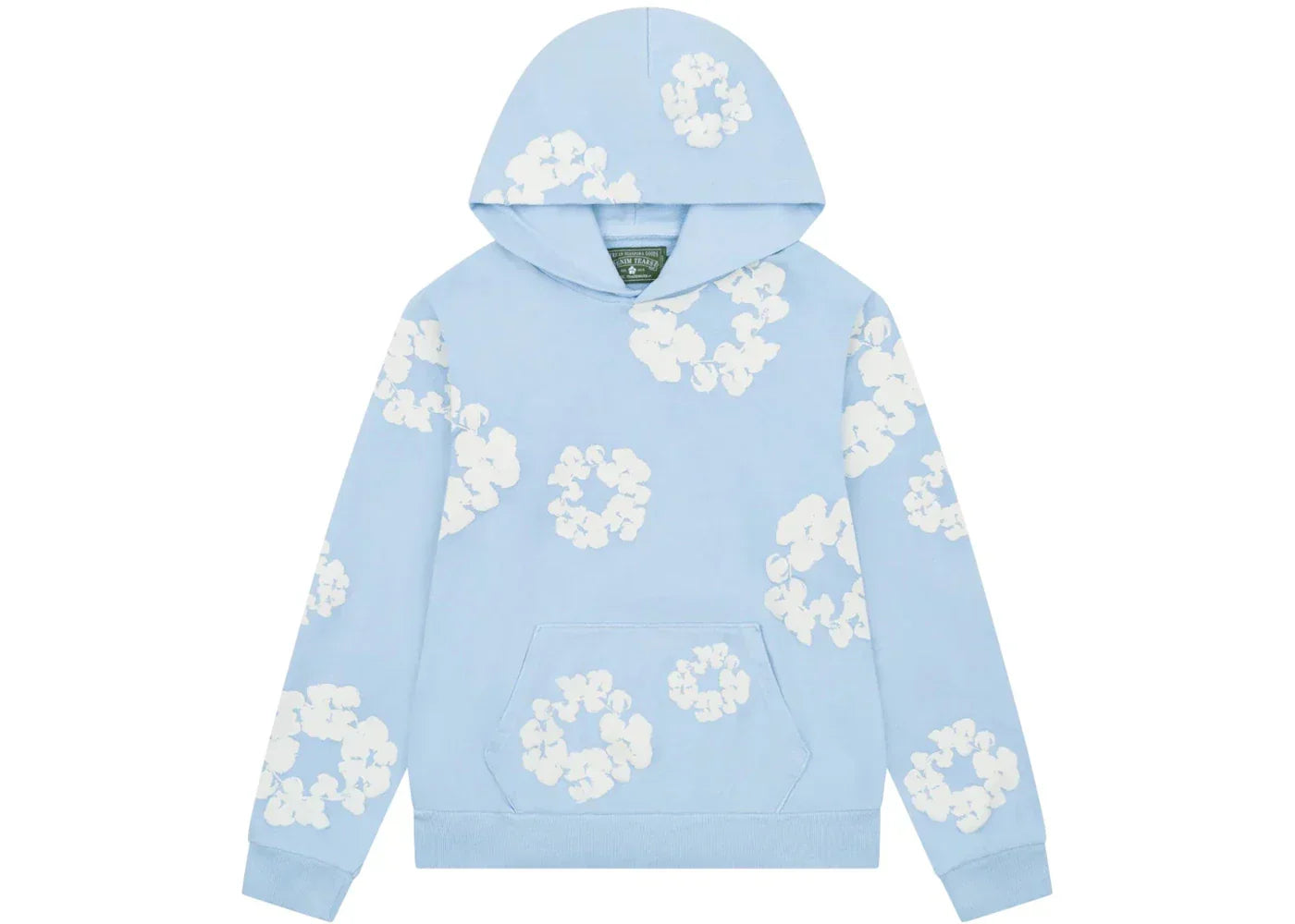 Denim Tears The Cotton Wreath Hoodie Powder Blue mikina