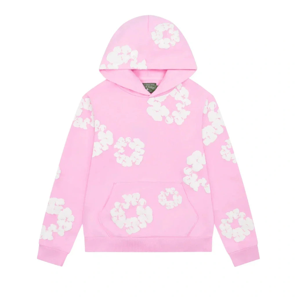 Denim Tears The Cotton Wreath Hoodie Powder Pink