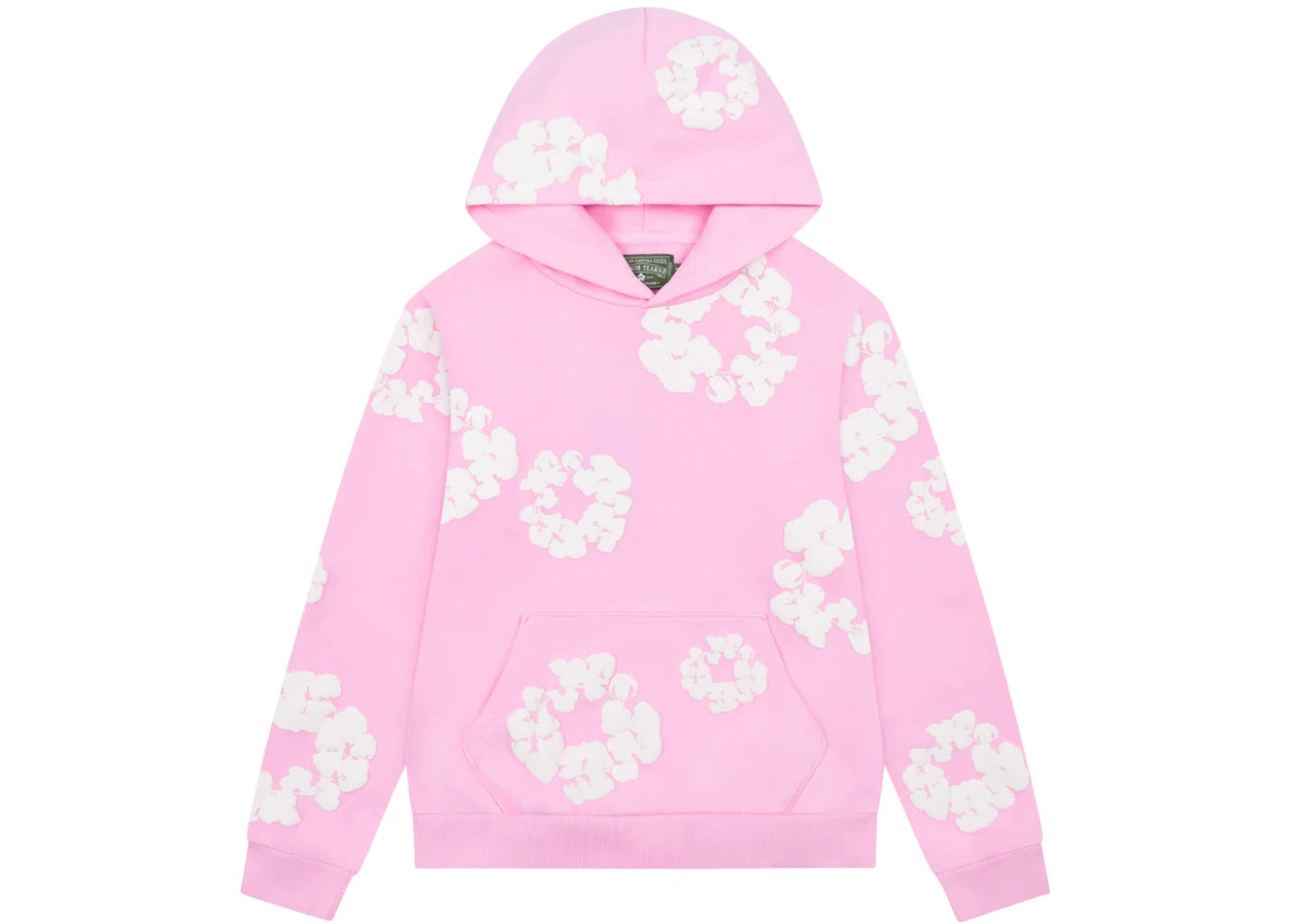 Denim Tears The Cotton Wreath Hoodie Powder Pink mikina