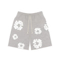 Denim Tears The Cotton Wreath Shorts Grey - Denim Tears