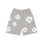 Denim Tears The Cotton Wreath Shorts Grey - Denim Tears