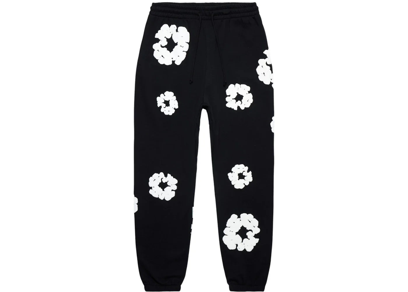 Denim Tears The Cotton Wreath Sweatpants Black tepláky