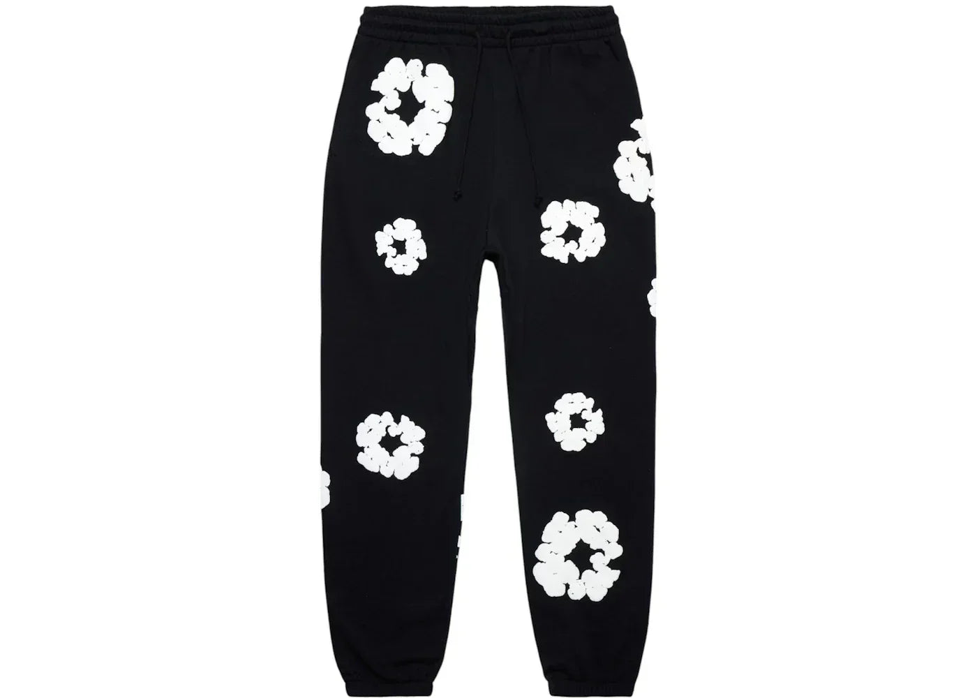 Denim Tears The Cotton Wreath Sweatpants Black tepláky