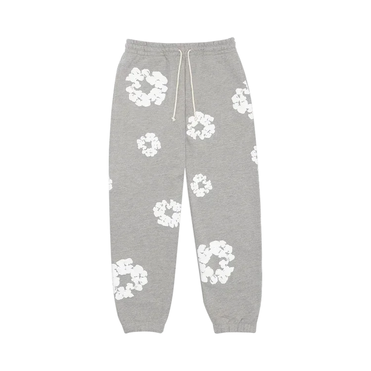 Denim Tears The Cotton Wreath Sweatpants Gray tepláky