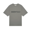 Fear of God Essentials Boxy T-Shirt Applique Gray Flannel pánské tričko