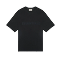 Fear of God Essentials Boxy T-Shirt Applique Logo Black pánské tričko