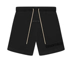 Fear of God Essentials Classic Fleece Sweatshort Jet Black - Essentials Kraťasy