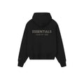 Fear of God Essentials Classic Fleece Zip-Up Hoodie Glossy Jet Black