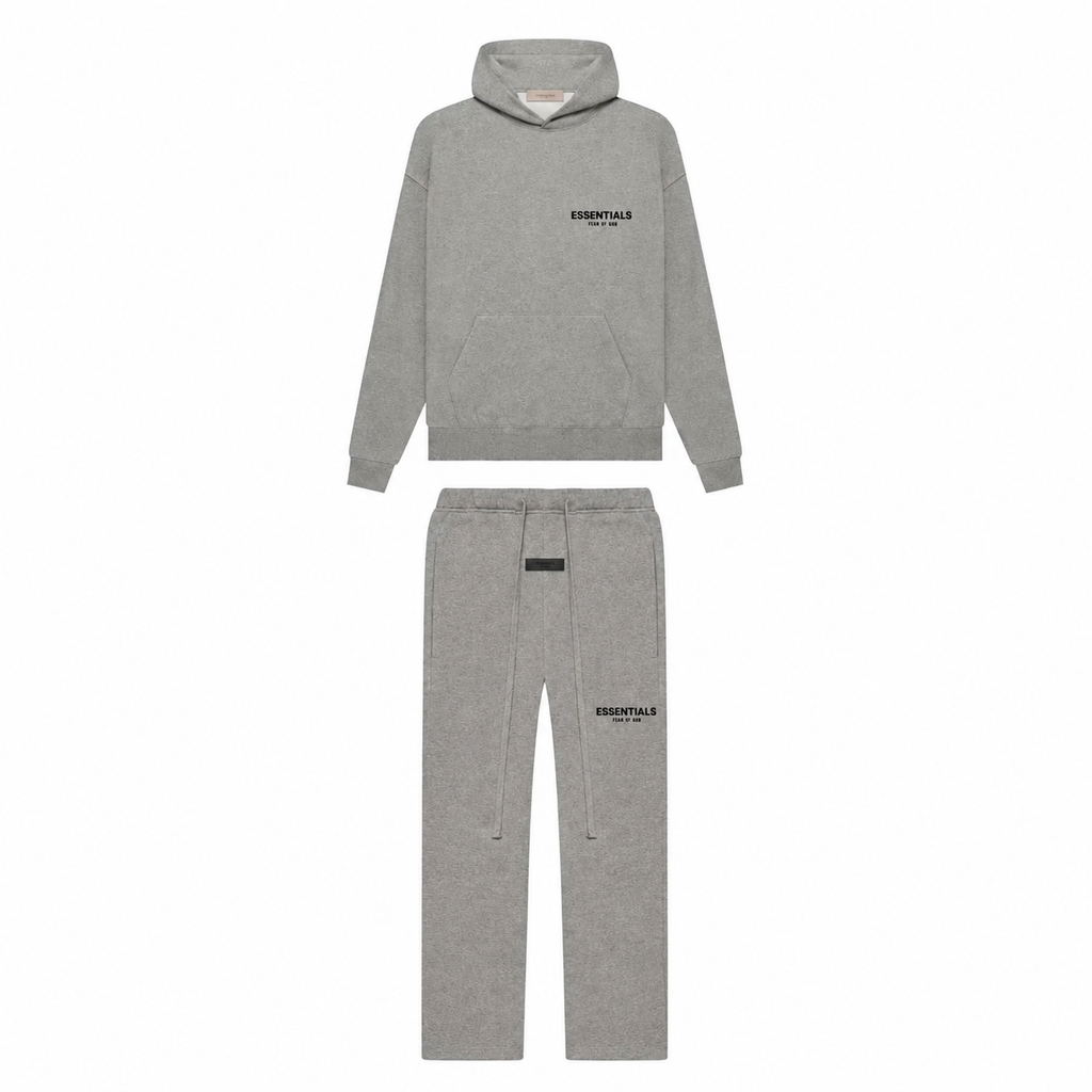 Fear of God Essentials Dark Oatmeal Relaxed Set