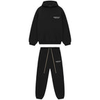 Fear of God Essentials Fleece Black Set souprava