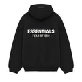 Fear of God Essentials Fleece Hoodie Black unisex mikina