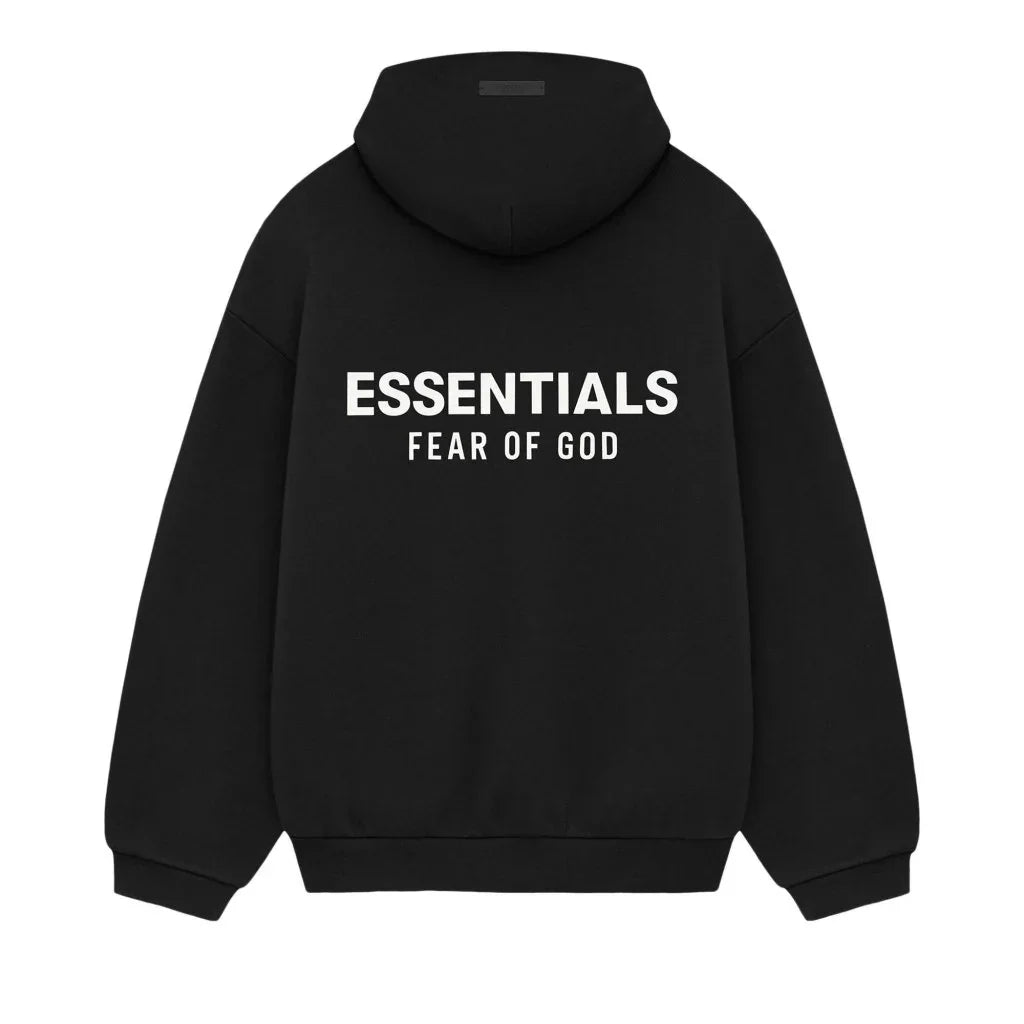 Fear of God Essentials Fleece Hoodie Black pánská mikina