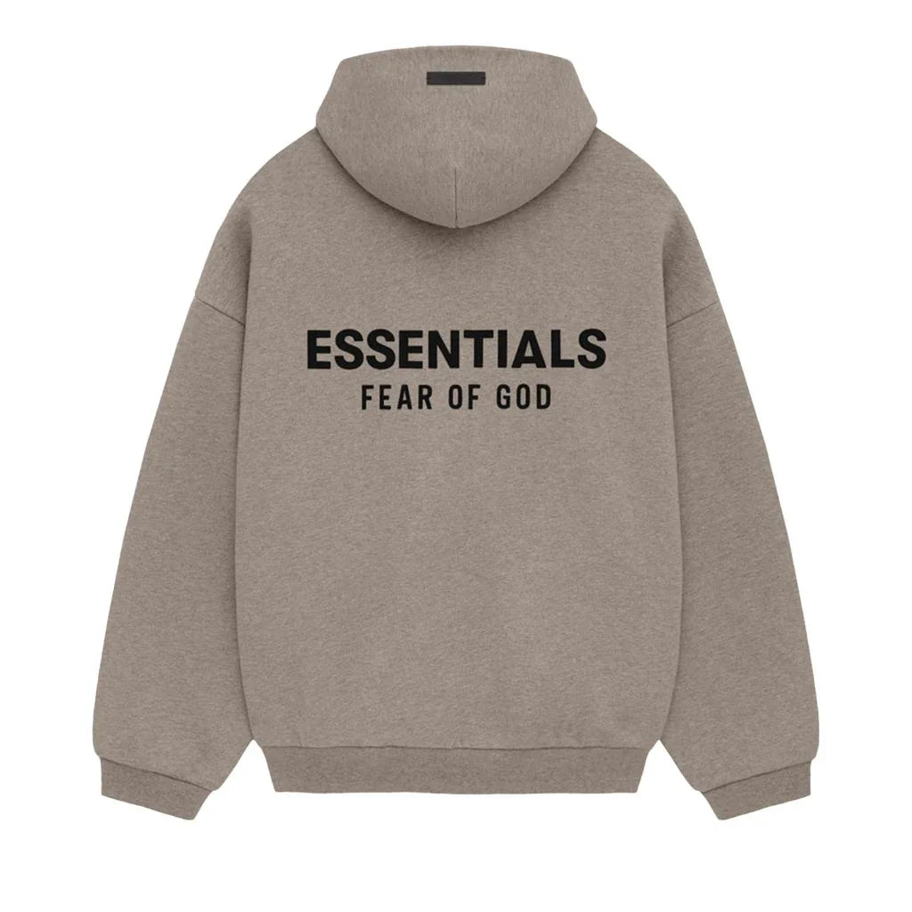 Fear of God Essentials Fleece Hoodie Dark Heather Gray pánská mikina