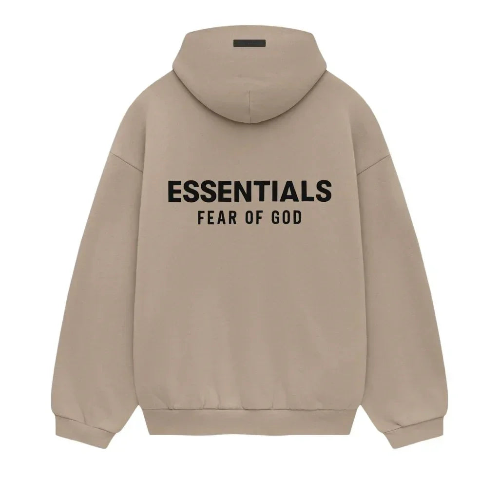 Fear of God Essentials Fleece Hoodie Desert Sand mikina