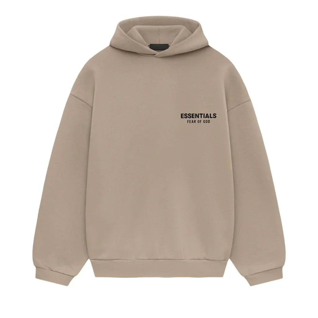 Fear of God Essentials Fleece Hoodie Desert Sand mikina