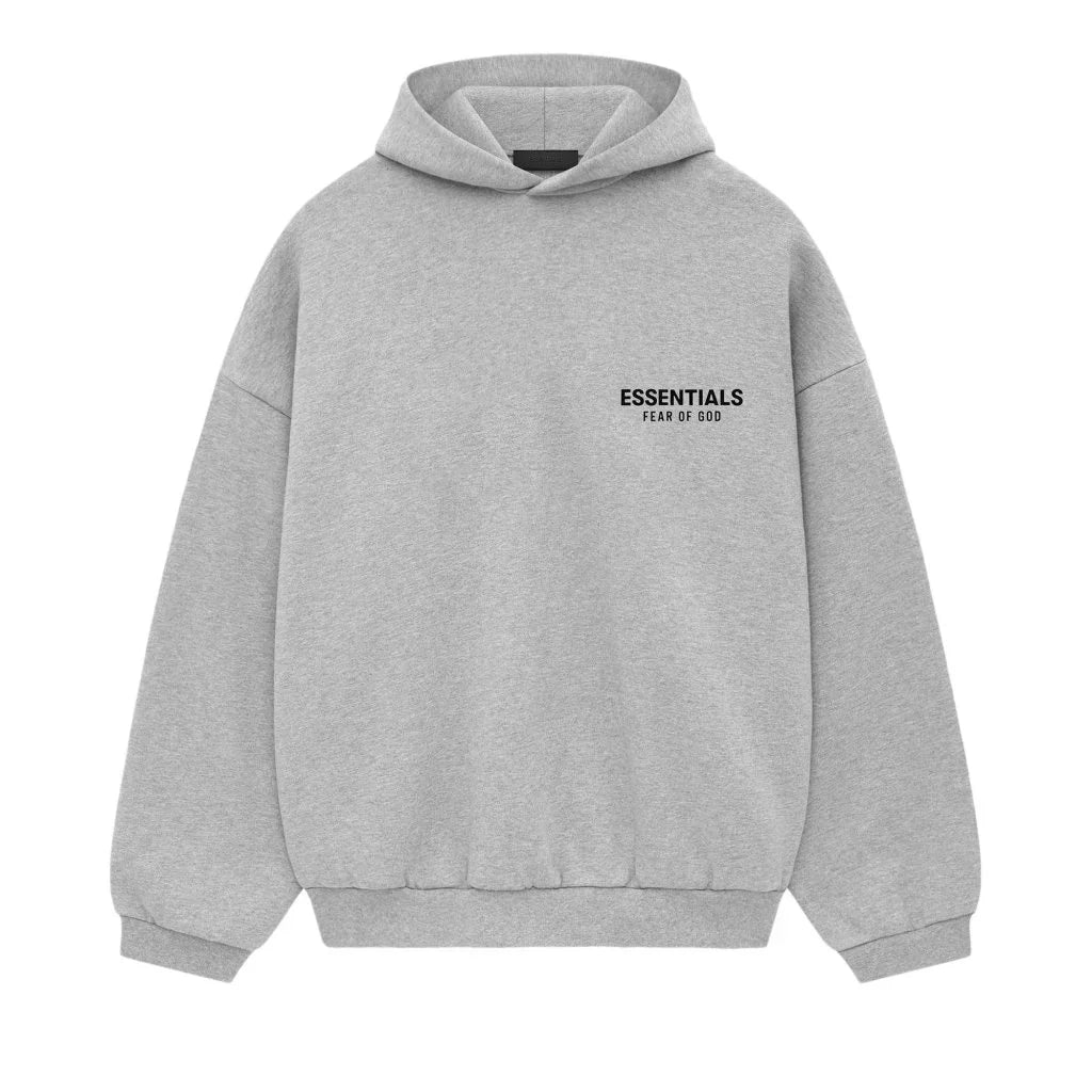 Fear of God Essentials Fleece Hoodie Light Heather Gray pánská mikina