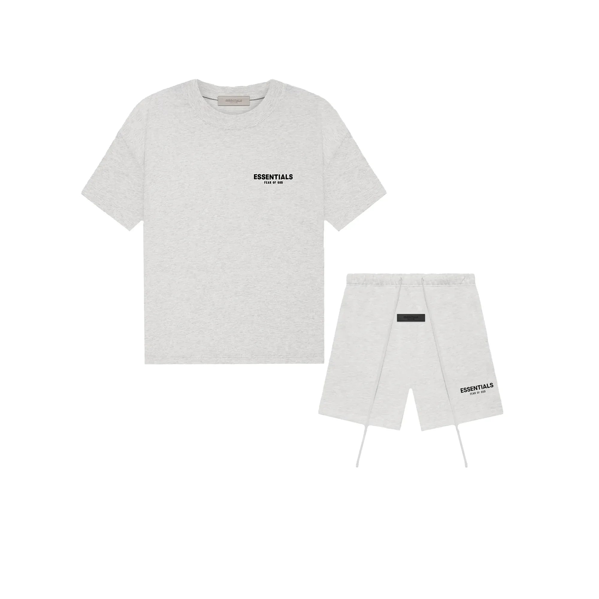 Fear of God Essentials Light Oatmeal Summer Set souprava