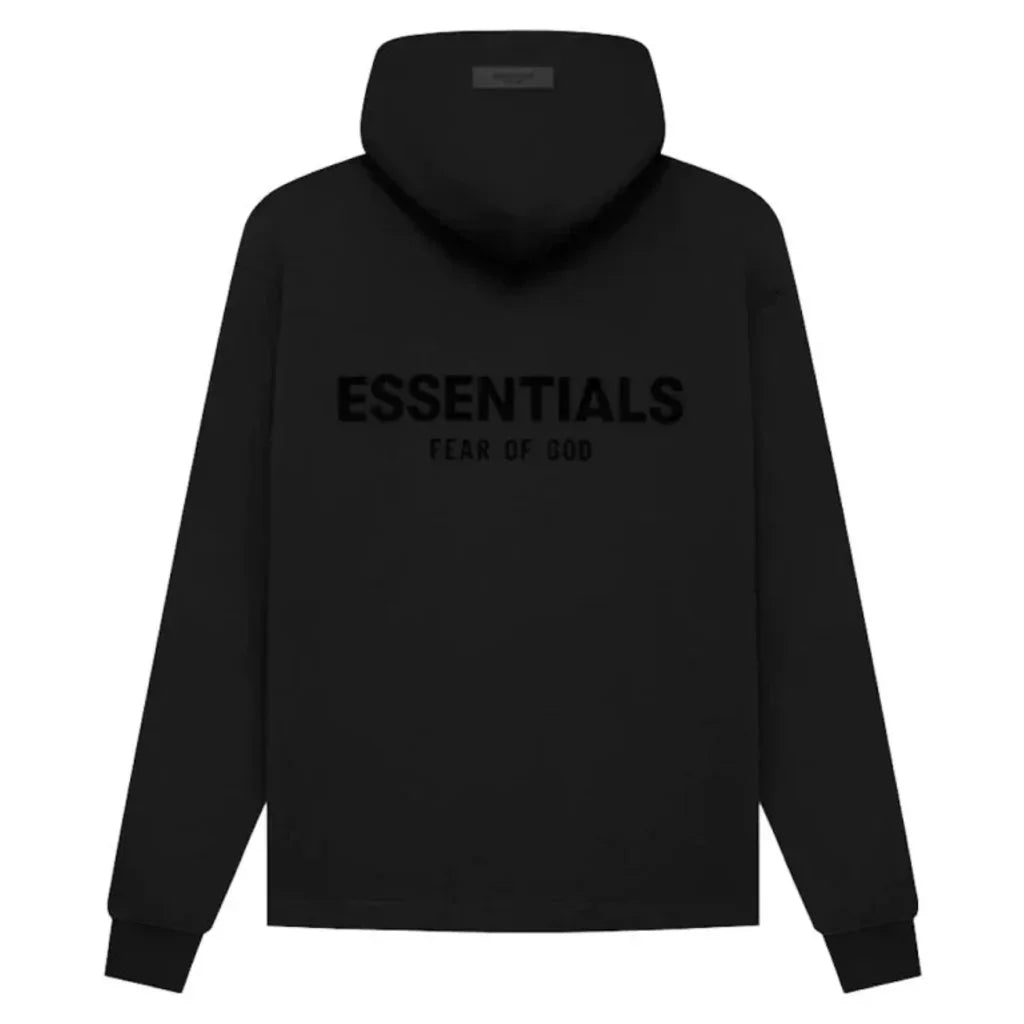 Fear of God Essentials Pullover Chest Logo Hoodie Stretch Limo/Black pánská mikina