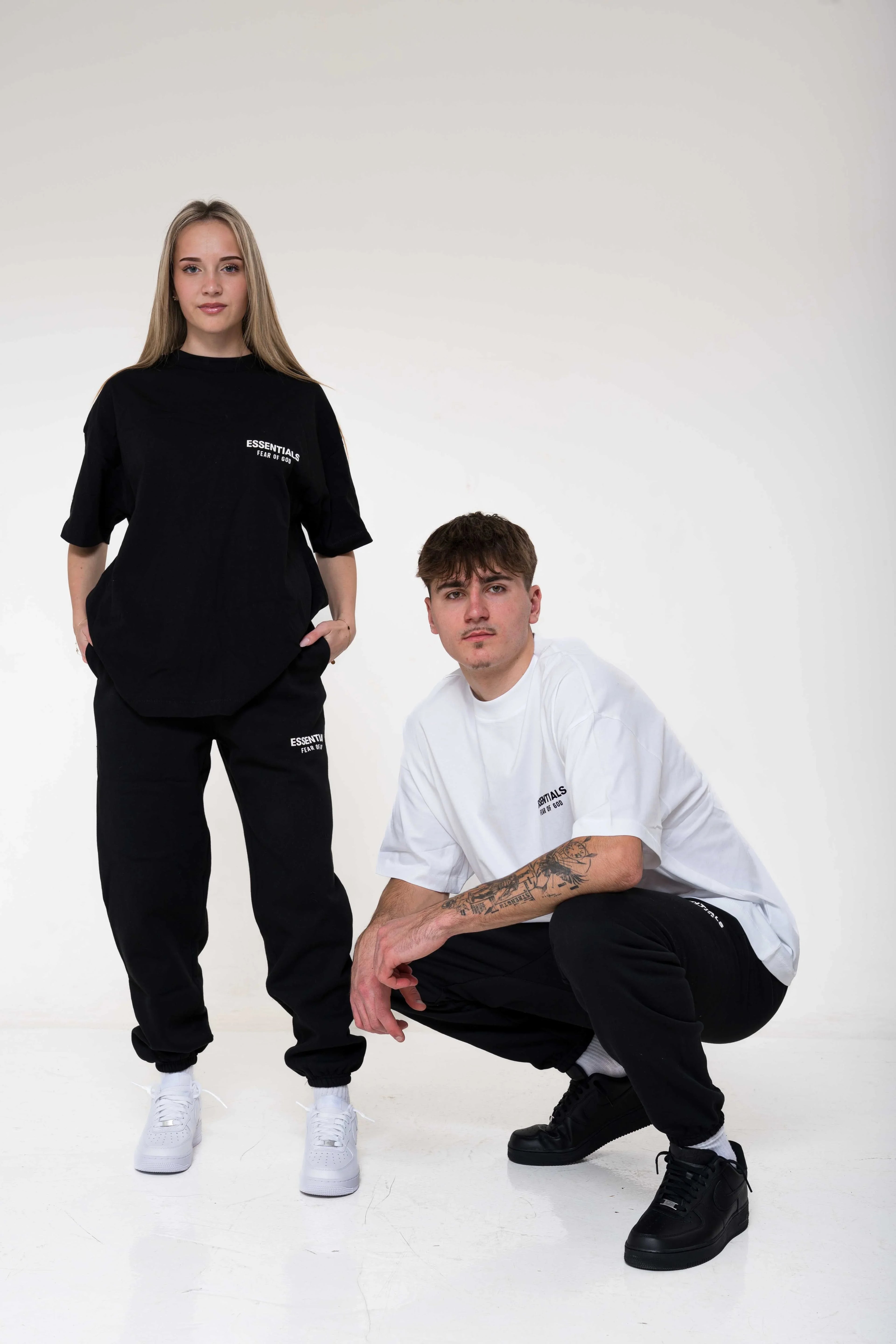 Fear of God Essentials Sweatpants Black outfit