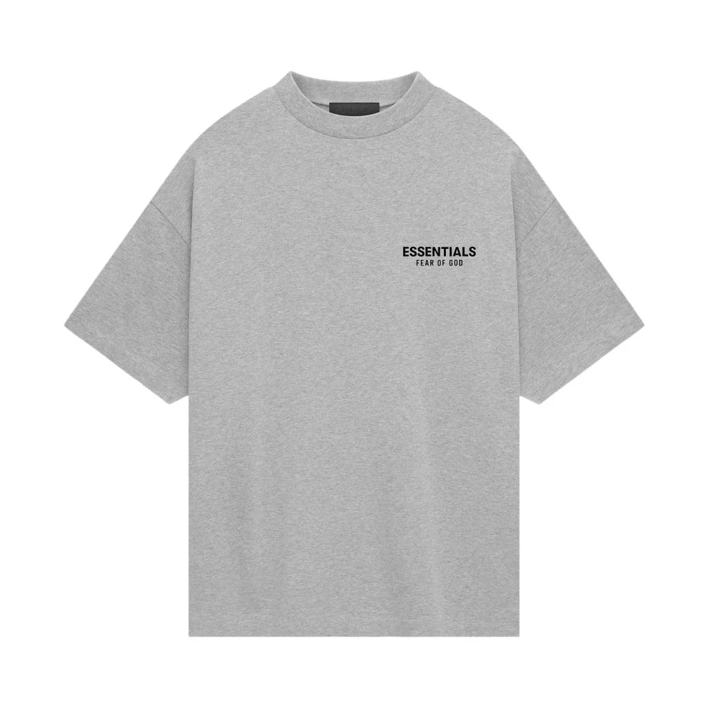Fear of God Essentials T-Shirt Light Heather Gray pánské tričko