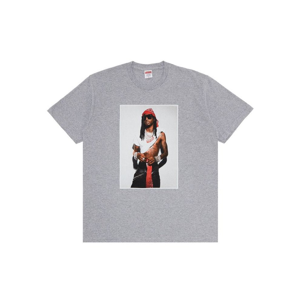 Supreme Playboi Carti Tee 'Heather Grey'