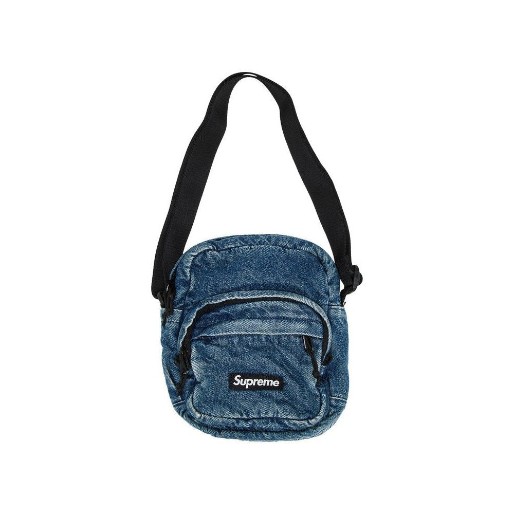 Supreme Denim Shoulder Bag 'Washed Indigo'
