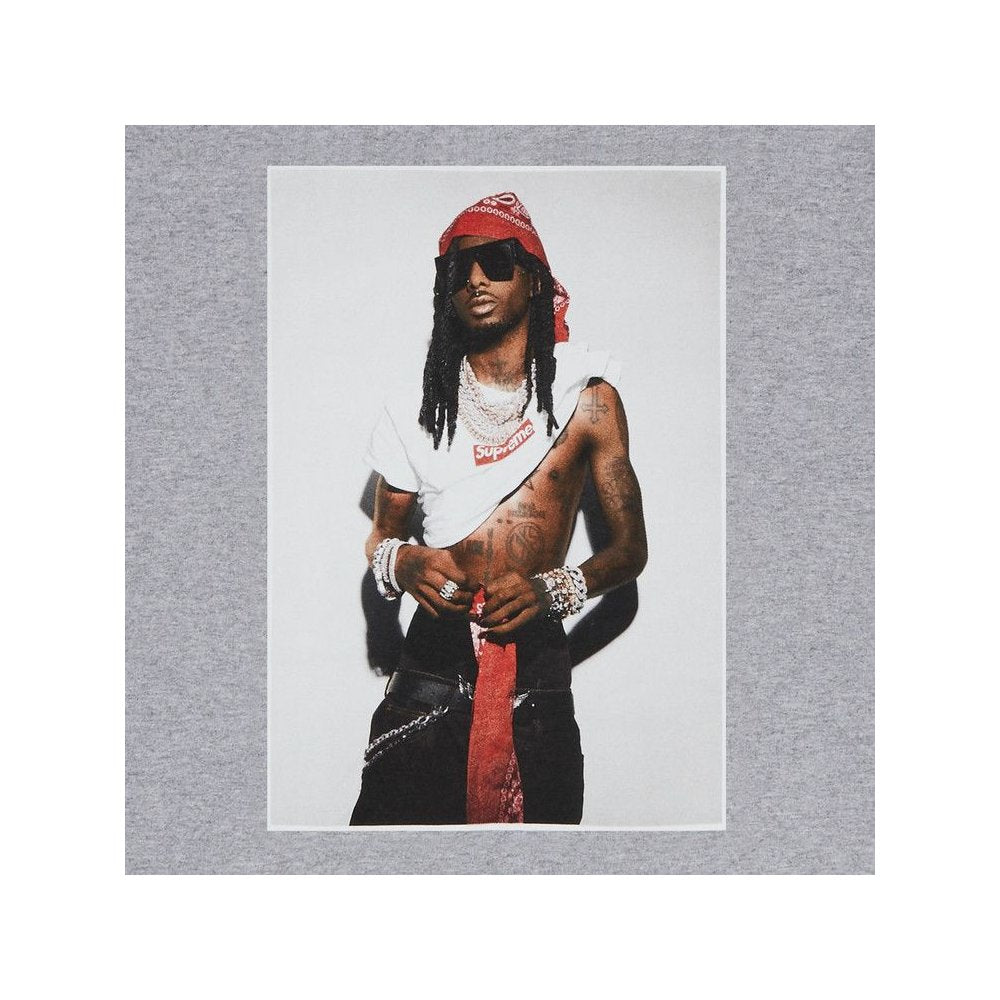 Supreme Playboi Carti Tee 'Heather Grey'