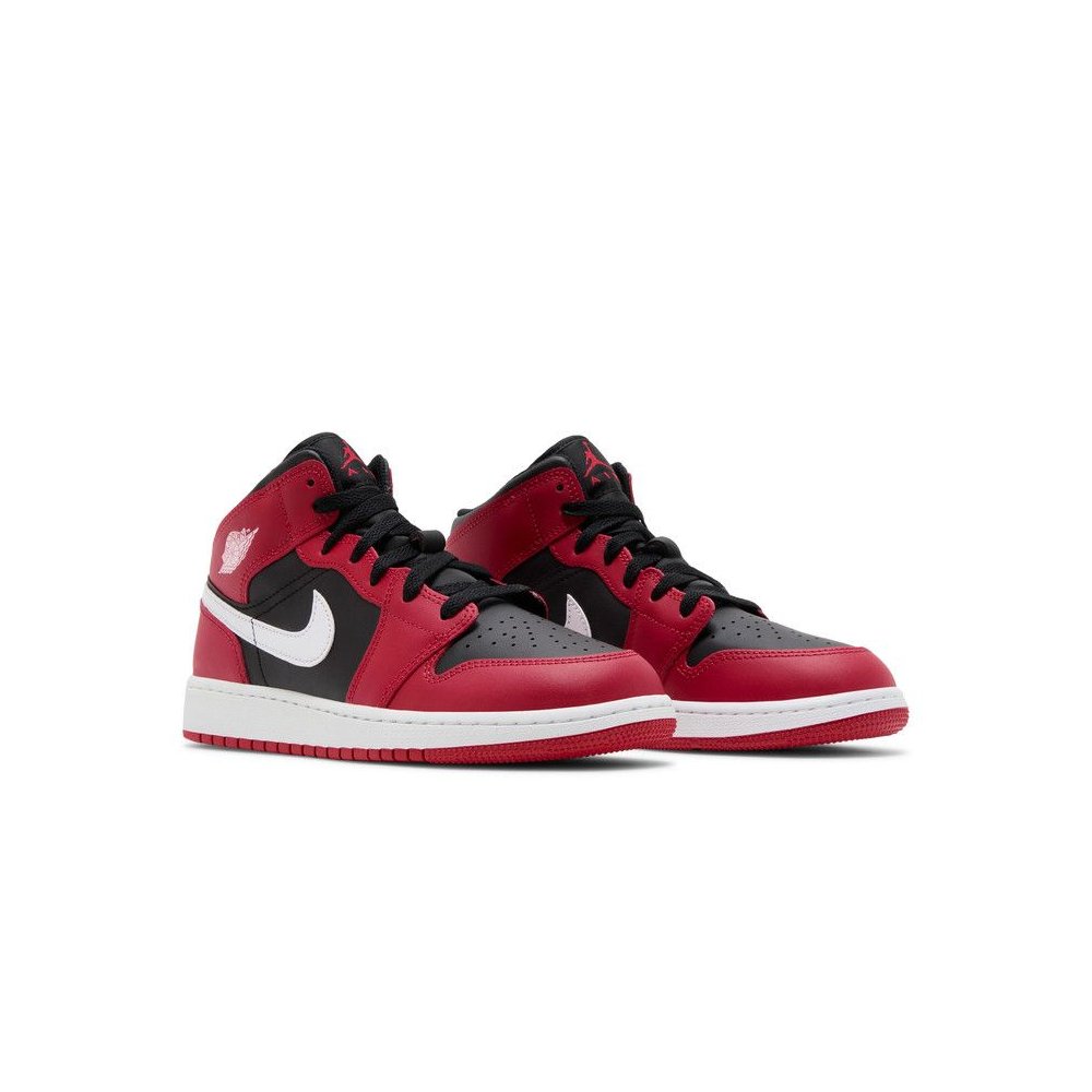 Air Jordan 1 Mid GS 'Gym Red Black White'